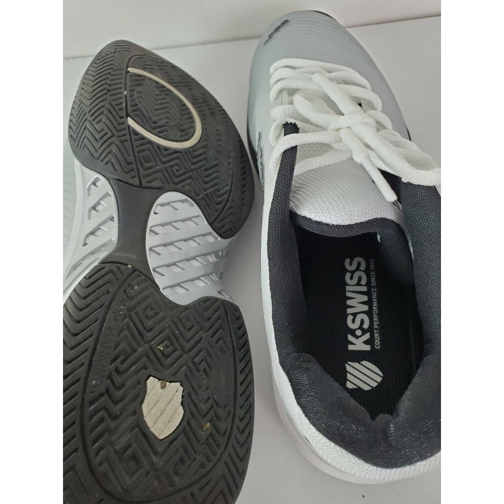 KSWISS MENS HYPERCOURT EXPRESS 2 TENNIS SHOES (WHT/HIGHRISE/BLACK) #06613 US 12 - Picture 6 of 9